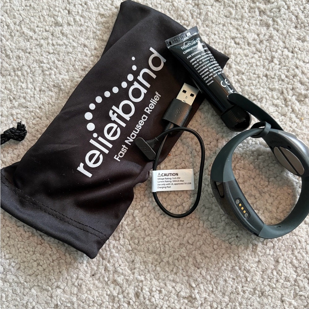 Wearable Nausea Relief Device - Black